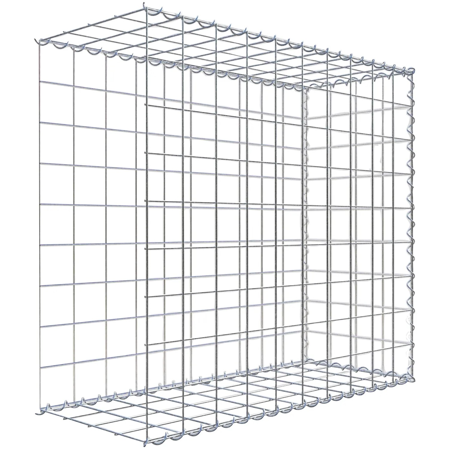 Gabiona Gabione-Anbaukorb Typ 2 90 x 100 x 40 cm Maschenw 10 x 10 cm