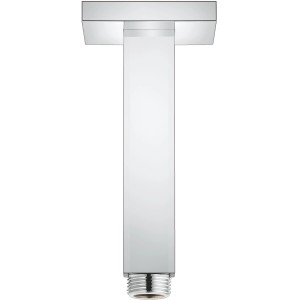 Grohe Rainshower Deckenauslass, Chrom, 154 mm Länge für Duschkopfmontage.