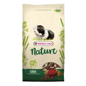 Versele-Laga Nature Meerschweinchenfutter Cavia 2,3kg Packung mit Meerschweinchen Abbildung.