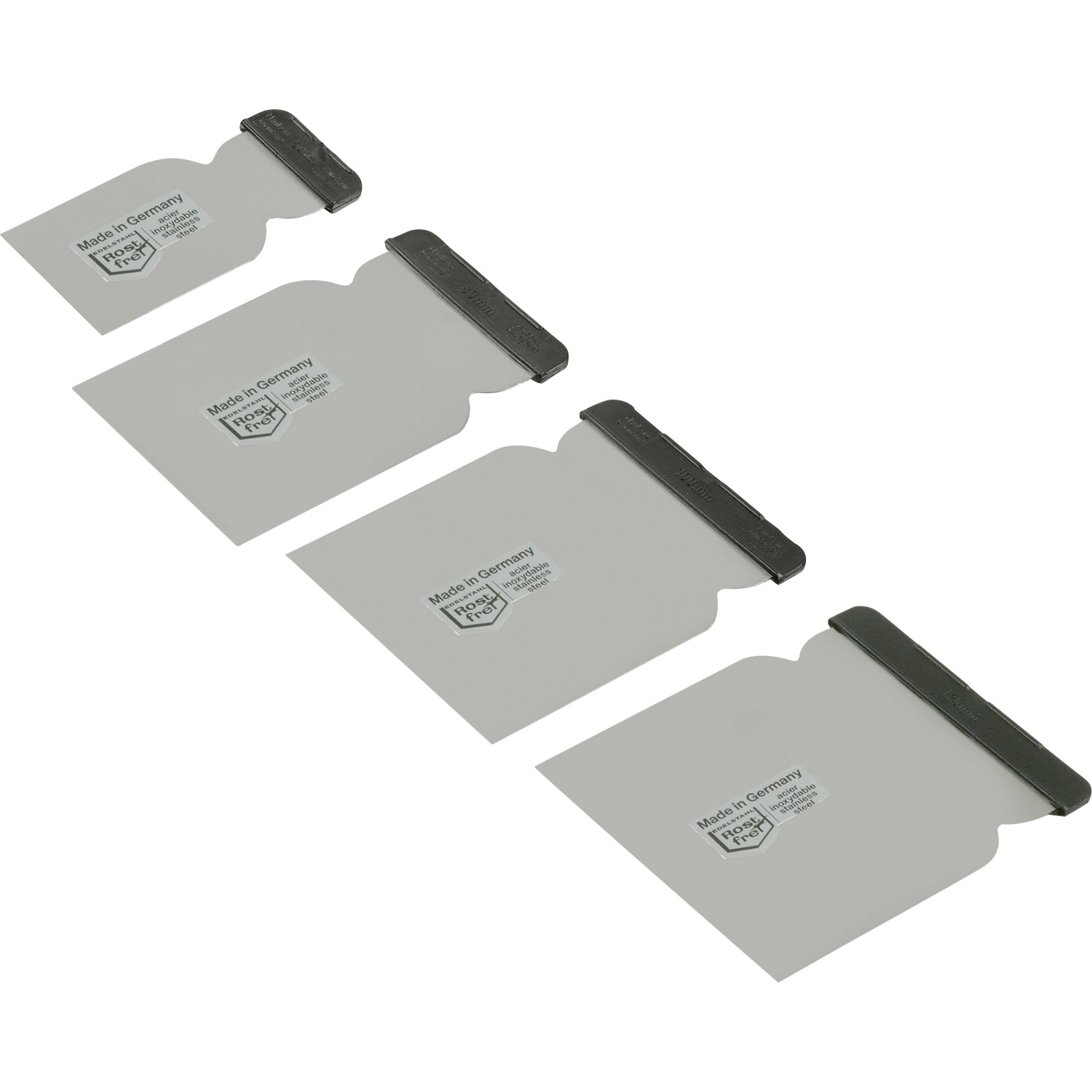 LUX-TOOLS Spachtelset Edelstahl Rostfrei 4-teilig günstig online kaufen