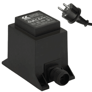 Kerry Electronics Trafo 6W 12V/AC IP44 Netzkabel 2-Pin-Stecker