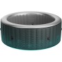 Runder MSpa Comfort Starry AirJet Whirlpool mit Hydromassage und LED-Beleuchtung.