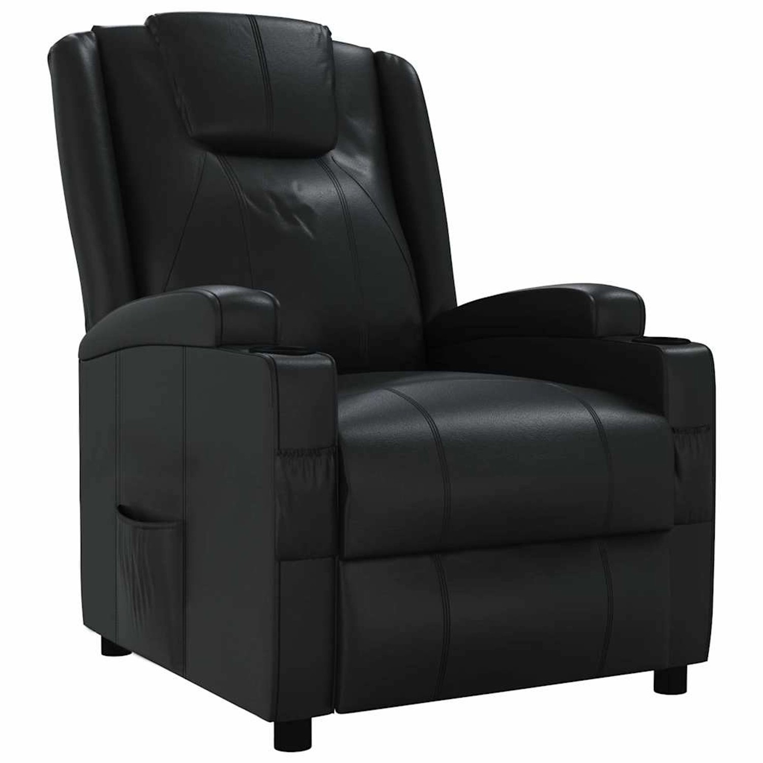 vidaXL Relaxsessel Schwarz Kunstleder 340959 günstig online kaufen