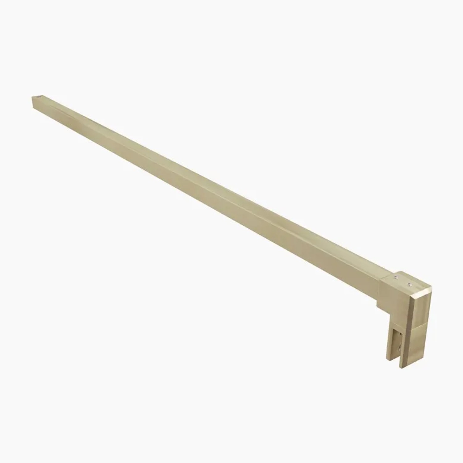 Duschparadies Stabilisator, 90cm, Gold gebürstet für Walk-In Duschwand.