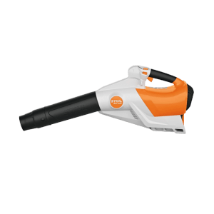 Stihl Akku-Blasgerät BGA 250 in Orange-Grau. Leistungsstarker Laubbläser für professionelle Gartenarbeit.
