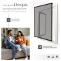 Tectake Fliegengitter Mit Aluminiumrahmen  Für Fenster  Zuschneidbar Wetter  und Uv Beständig 100 x 120 cm 1 x 100 x 120 cm Braun_4