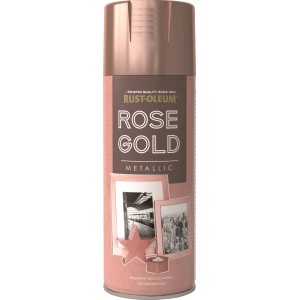 Rust-Oleum Roségold Metallic Spraydose, 400ml, für Innenräume.