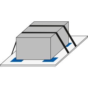 4er Set Anti-Rutsch Pads, 10x10cm, für Auto-Innenausstattung. Verhindert Verrutschen von Gegenständen.