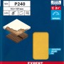 Bosch Expert Schleifblatt C470, K240, 115x107mm, 10 Stück, für Schwingschleifer.