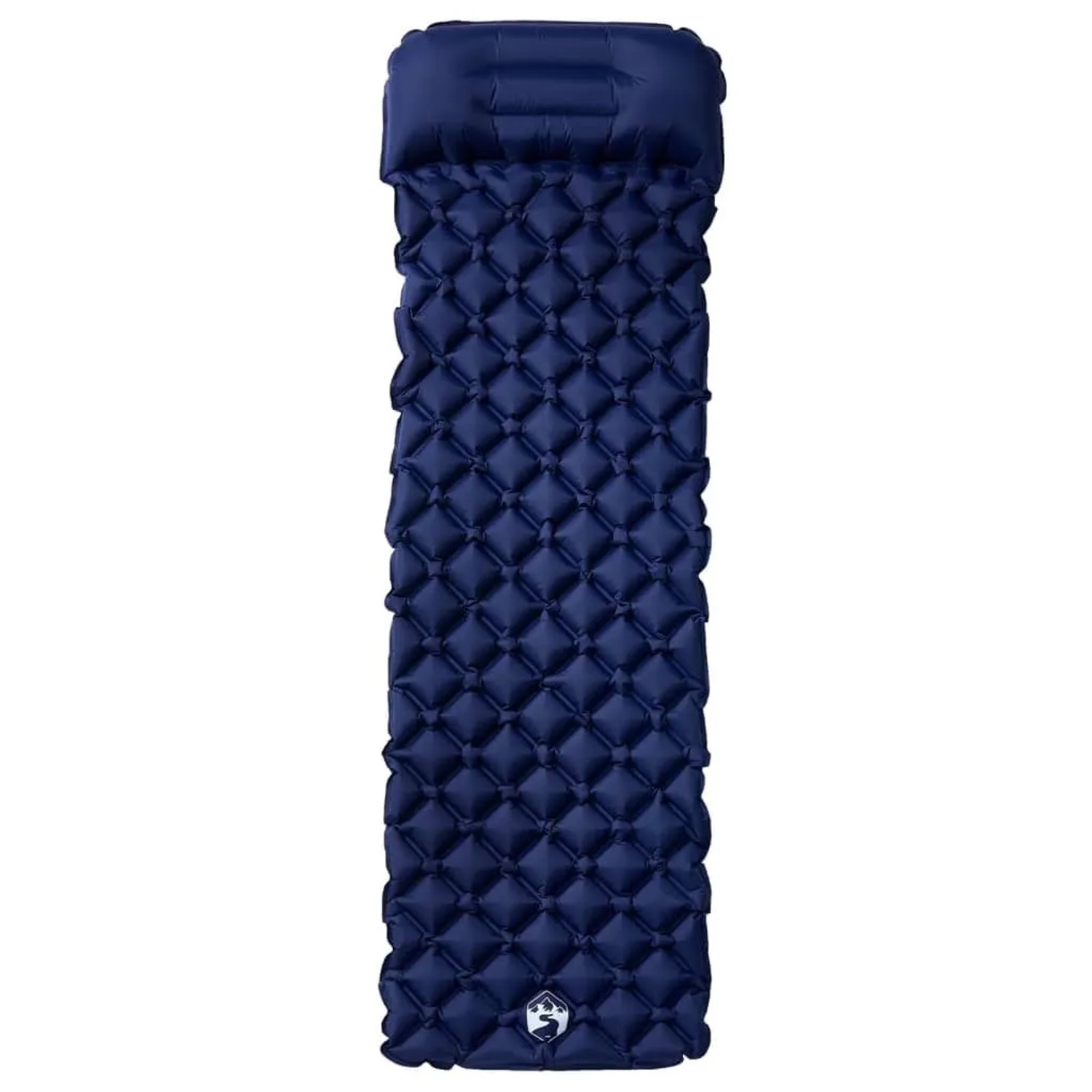 vidaXL Aufblasbare Isomatte mit Kissen Marineblau 4007112_2