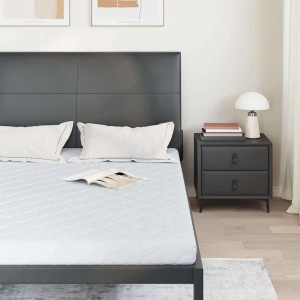 vidaXL Matratze mit Kokosnusschicht Weiß 200 x 140 cm PU-Schaum 4106386