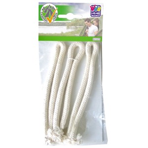 Ersatzdochte, 3 Stück, ca. 30 cm lang, für Camping Fackeln & Öllampen.