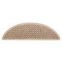 vidaXL Treppenmatten Selbstklebend Sisal-Optik 15 Stk 56x17x3 cm Sand 326867_4