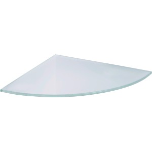 OBI Glasviertelboden Villar, satiniert, 25x25x0,6cm, ideal für Glasregale.