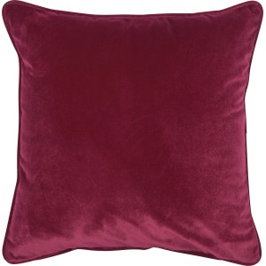 Burgunderfarbenes Kissen „Midnight Mystery“ 45x45 cm, Dekokissen für Wohnraum.