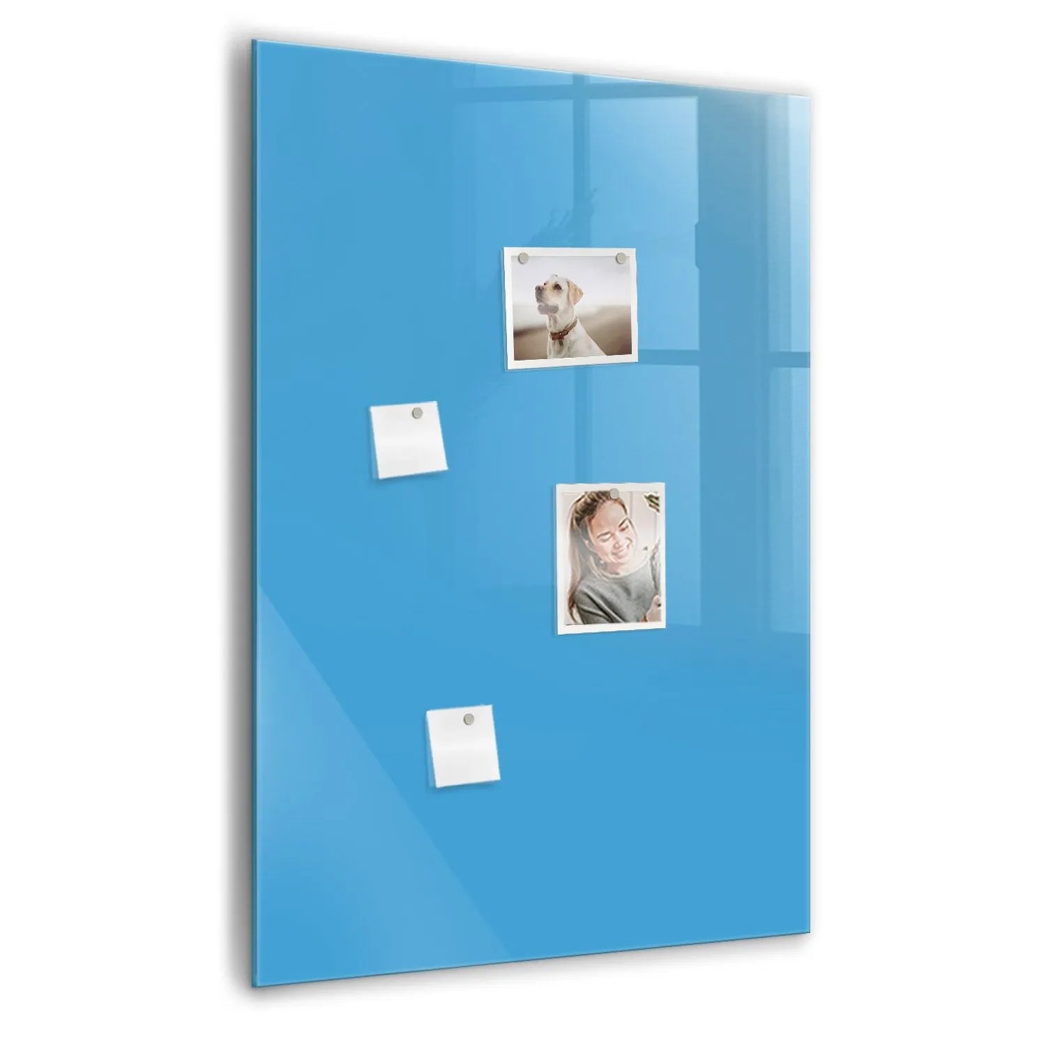 Tulup Magnetische Glastafel Blaue Farbe 70x100 cm Magnettafel Mit Marker Be günstig online kaufen