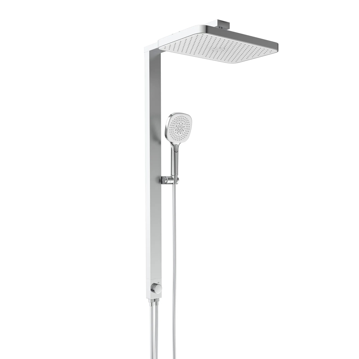 Schütte Überkopfbrause-Set La Palma Chrom-Weiß