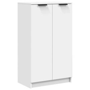 vidaXL Schuhschrank Weiß 59x35x100,5 cm Holzwerkstoff 811439