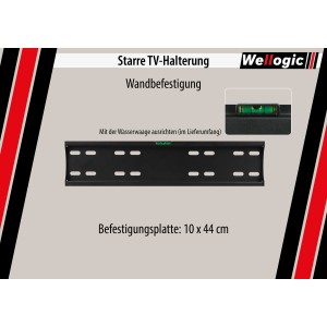 Wellogic TV Wandhalterung Fest 26 Bis 65 Zoll