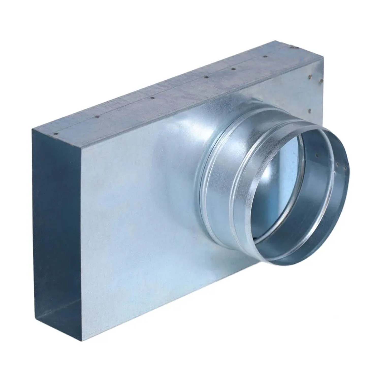 Subtiel Flachkanal Übergang 90° 150 x 50 mm Auf Ø 110 mm