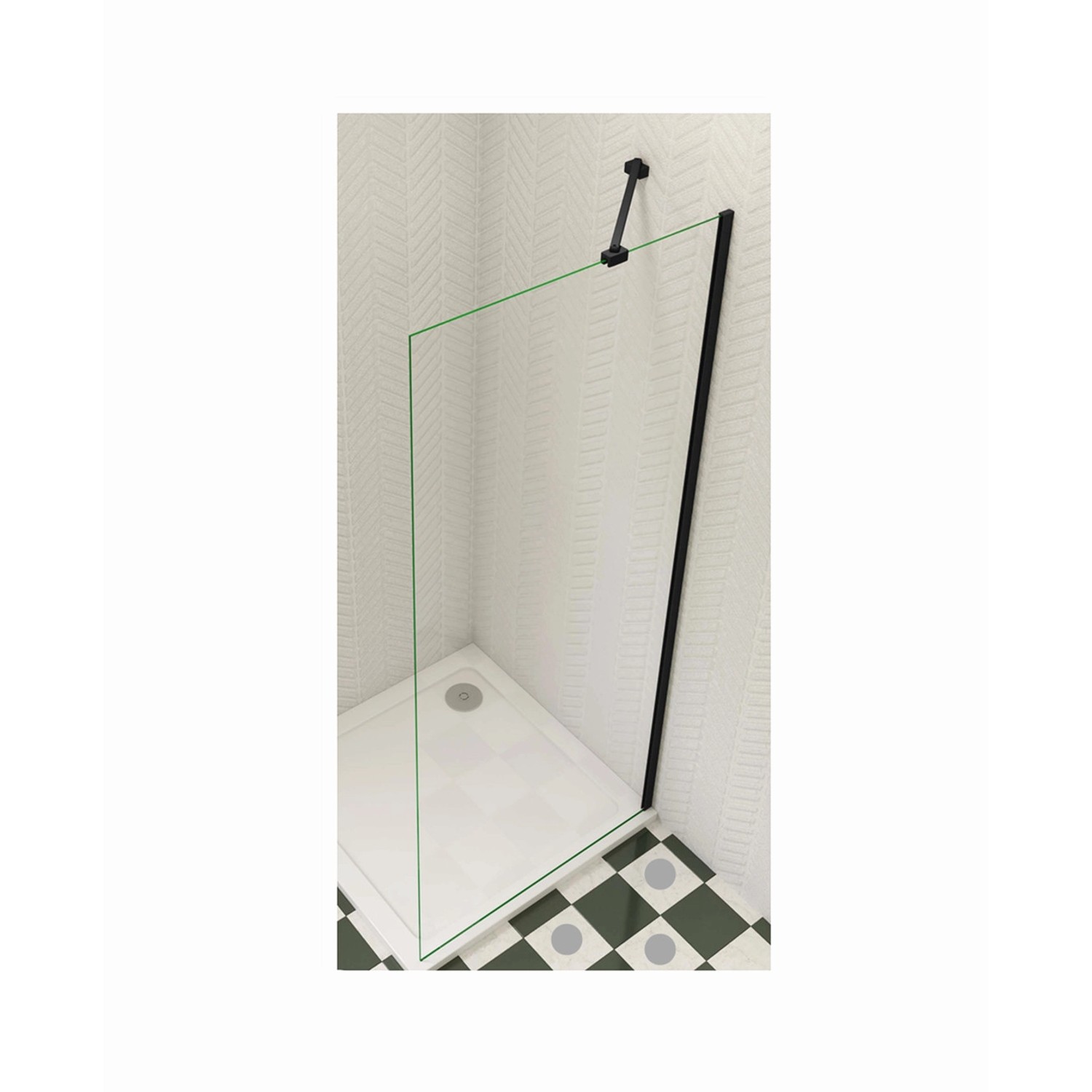Duschparadies 200cm Wandprofil mit Stabilisierungsstange Stabilisator 45cm günstig online kaufen