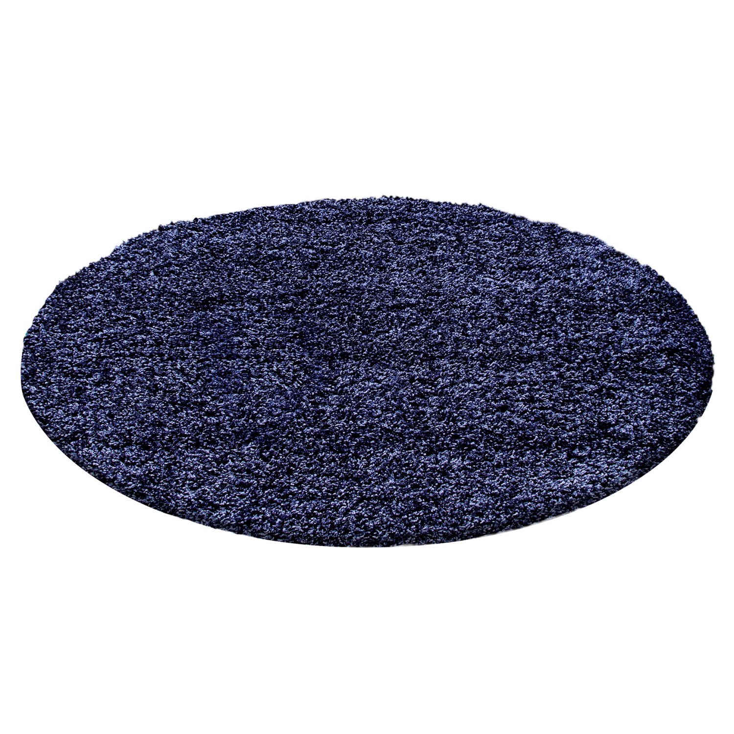 Ayyildiz Hochflorteppich Life 1500 Marineblau Ø 80 cm