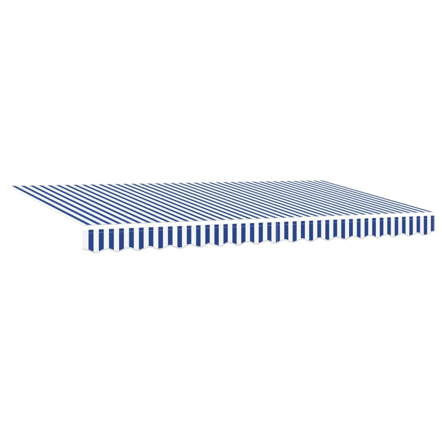 vidaXL Einziehbare Markise Blau 350 x 200 cm Stoff 3329622