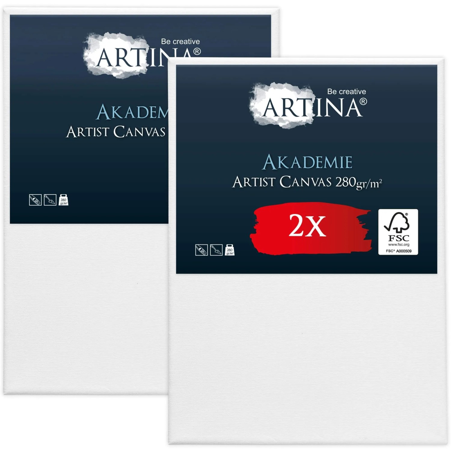 Artina Akademie Keilrahmen 50x70cm FSC 2tlg günstig online kaufen