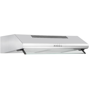 PKM Unterbau-Dunstabzugshaube UBH4060-2H aus Edelstahl, Energieeffizienzklasse C.