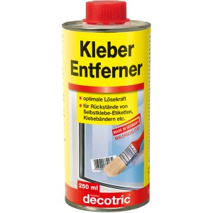 Decotric Kleber-Entferner, 250ml Dose zur Entfernung von Kleberückständen, Teer und Öl.
