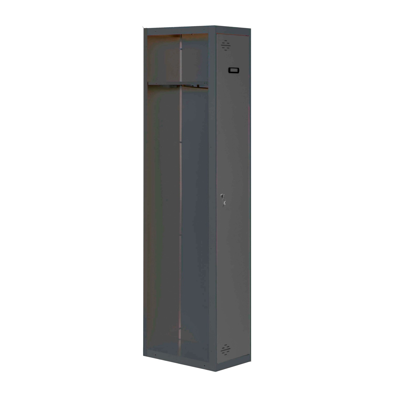 PROREGAL Spind AMEGO HxBxT 180 x 30 x 50 cm 1 Abteil Anbaumodul Anthrazit-A günstig online kaufen
