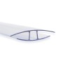 KARAT H-Profil Verbinder für 4 mm Doppelstegplatten, 121 cm lang.