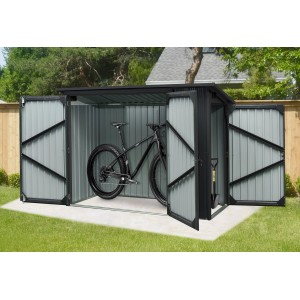 Floraworld Multifunktionsunterstand 3-in-1 mit Seitentür 243 x 112 x 176 cm