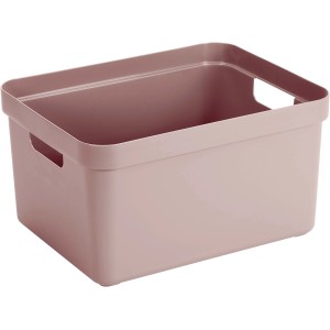 Rosa Sunware Aufbewahrungsbox Sigma Home (32 l) mit Griffen.