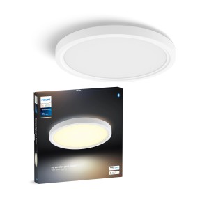 Philips Hue LED-Panel Tento White Ambiance S Weiß Ø 29,1 cm