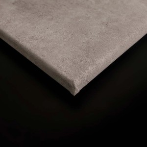 Graues Leinwandbild mit abstraktem Muster, geeignet für Büro und Wohnzimmer, 90x60 cm.