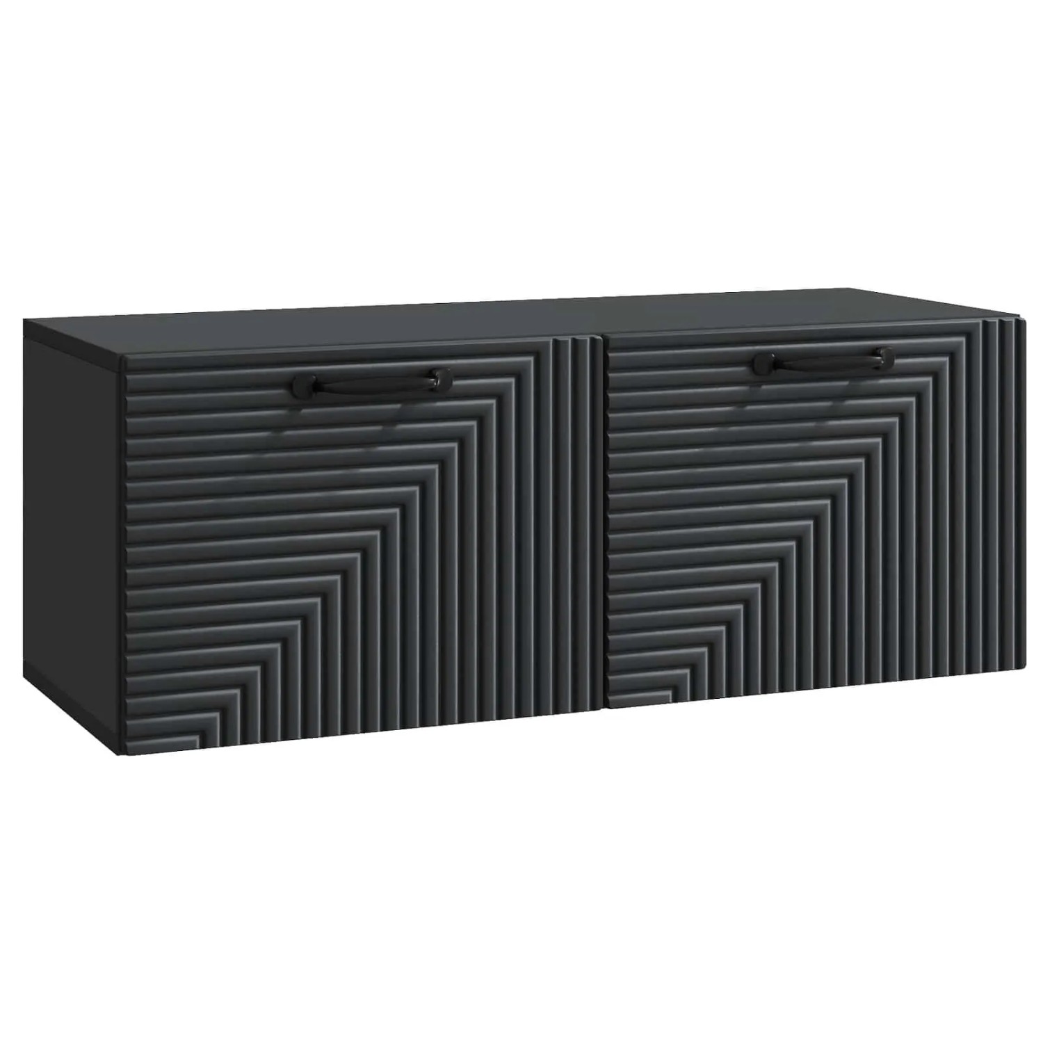 vidaXL Wandmontierter TV-Schrank Schwarz 78,5 x 31 x 30 cm 898716