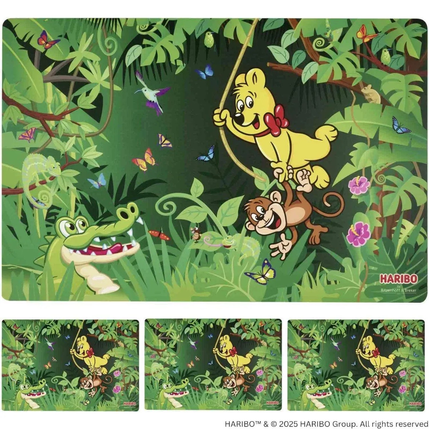 Ritzenhoff & Breker Haribo Jungle Tischset 45 x 30 cm 4er Set