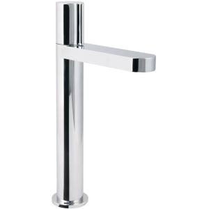 AquaSu Agona Waschtischarmatur, hohe Ausführung in Chrom für Aufsatzwaschbecken.