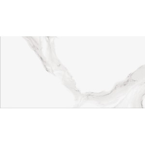 Wandfliese Calacatta Grey, glänzend, 30x60 cm. Elegante Fliese in Marmoroptik.