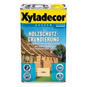 Dose Xyladecor Holzschutz-Grundierung, farblos, 750ml für Nadelhölzer.