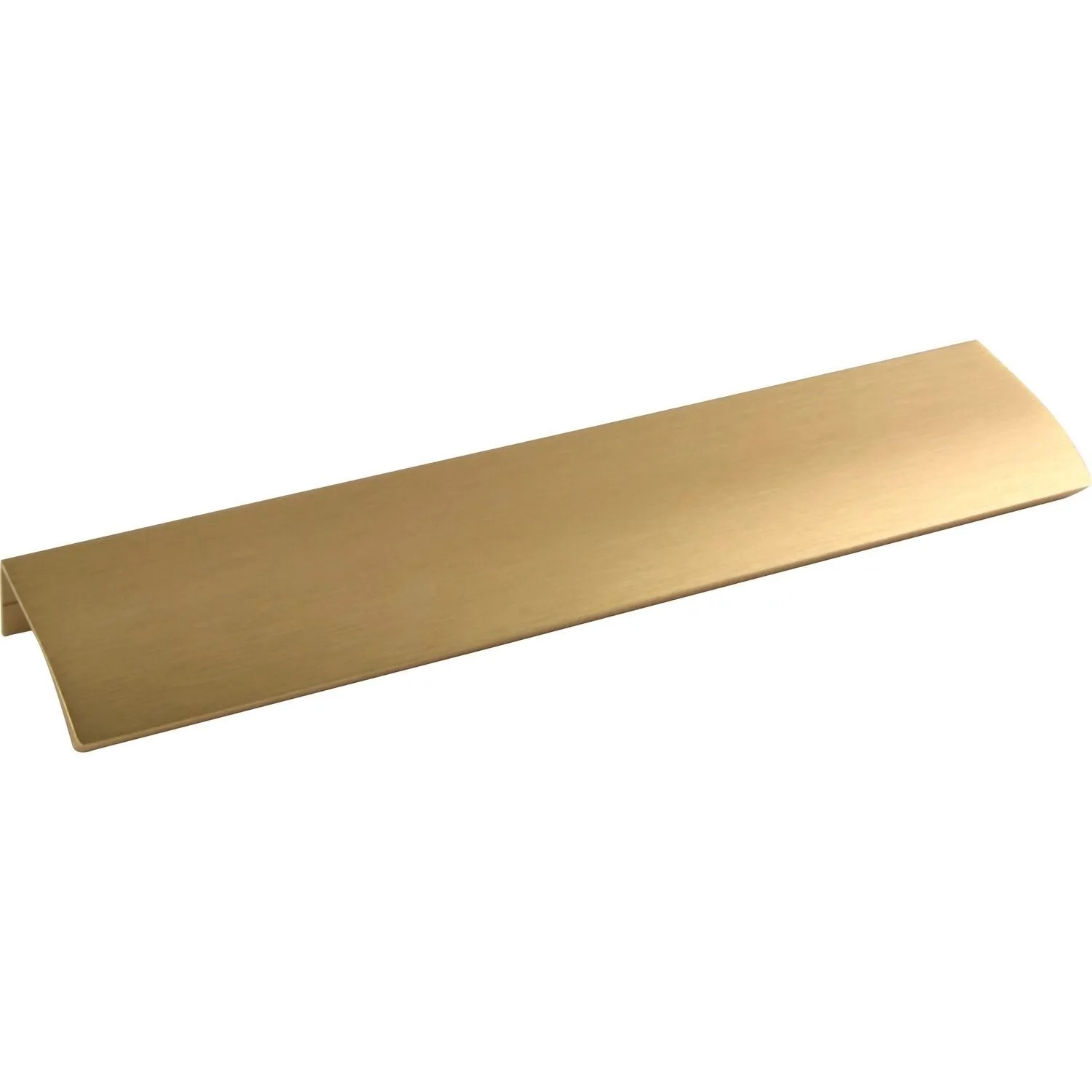 Furnipart Küchen Griffleiste Edge Straight La 2x80 mm Länge 200 mm Aluminium Messing Matt