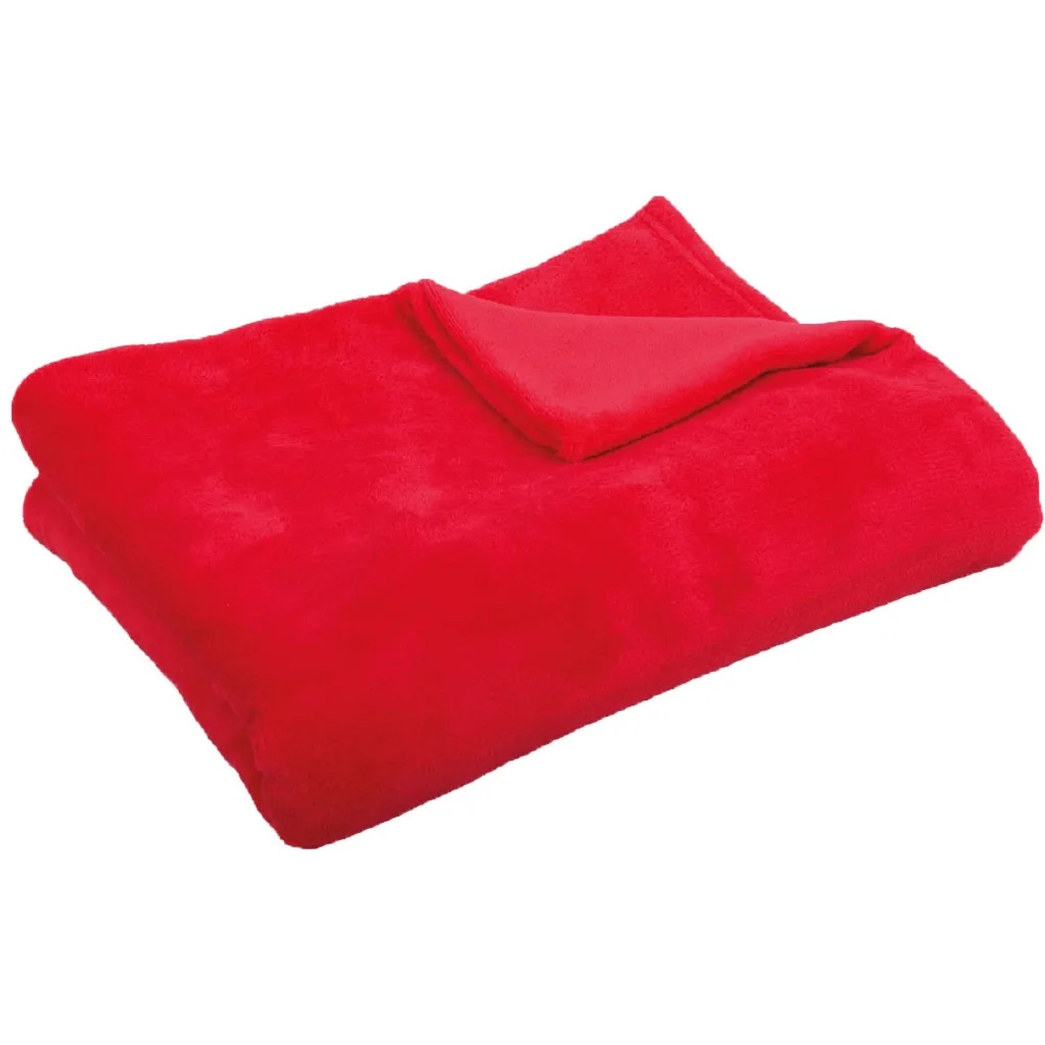 Tache Merlot-Decke – 160x214 Cm, Superweich, Sherpa-Fleece, In Rot