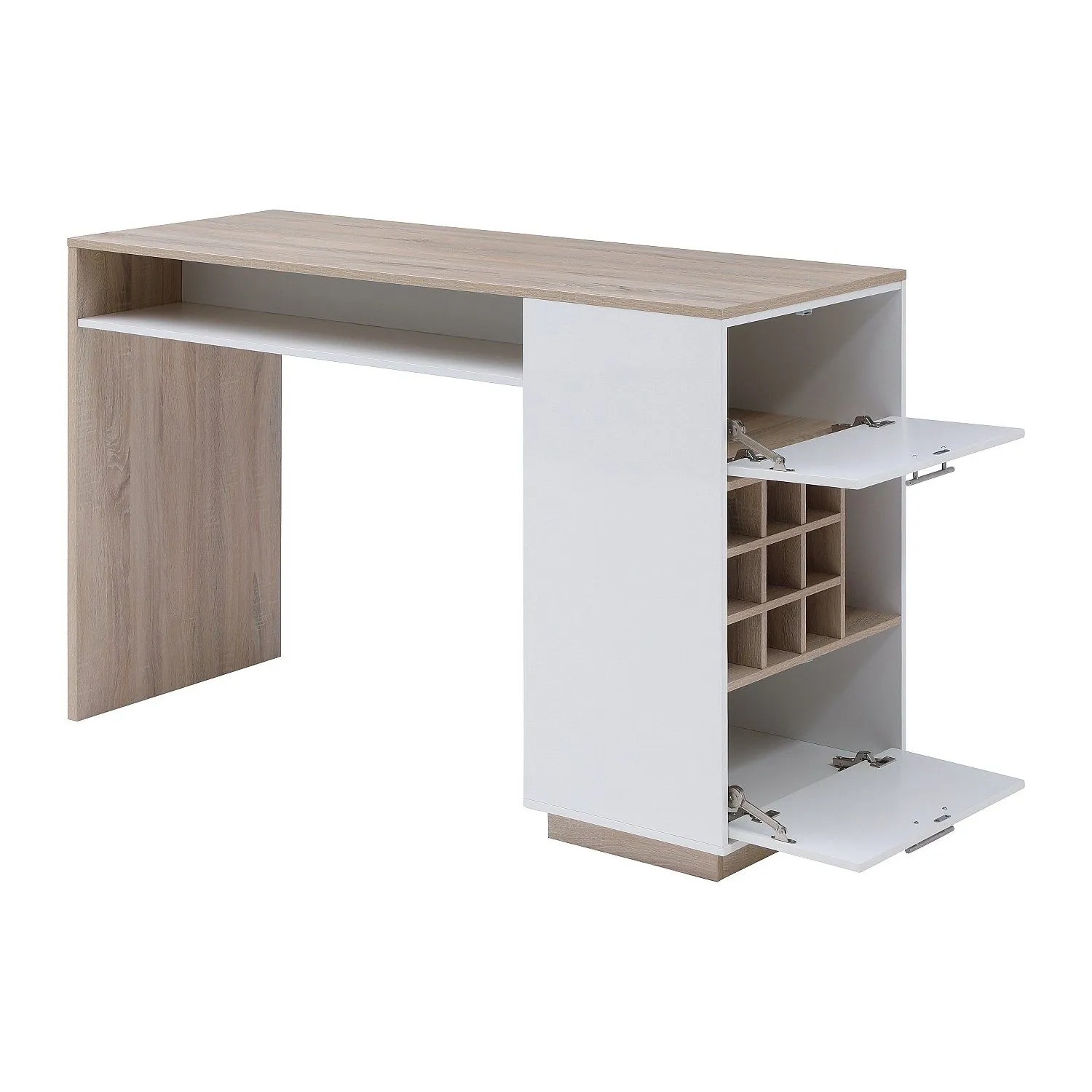 Vente-unique Barmöbel Anoski Naturfarben Hell  Weiß 150 cm_5