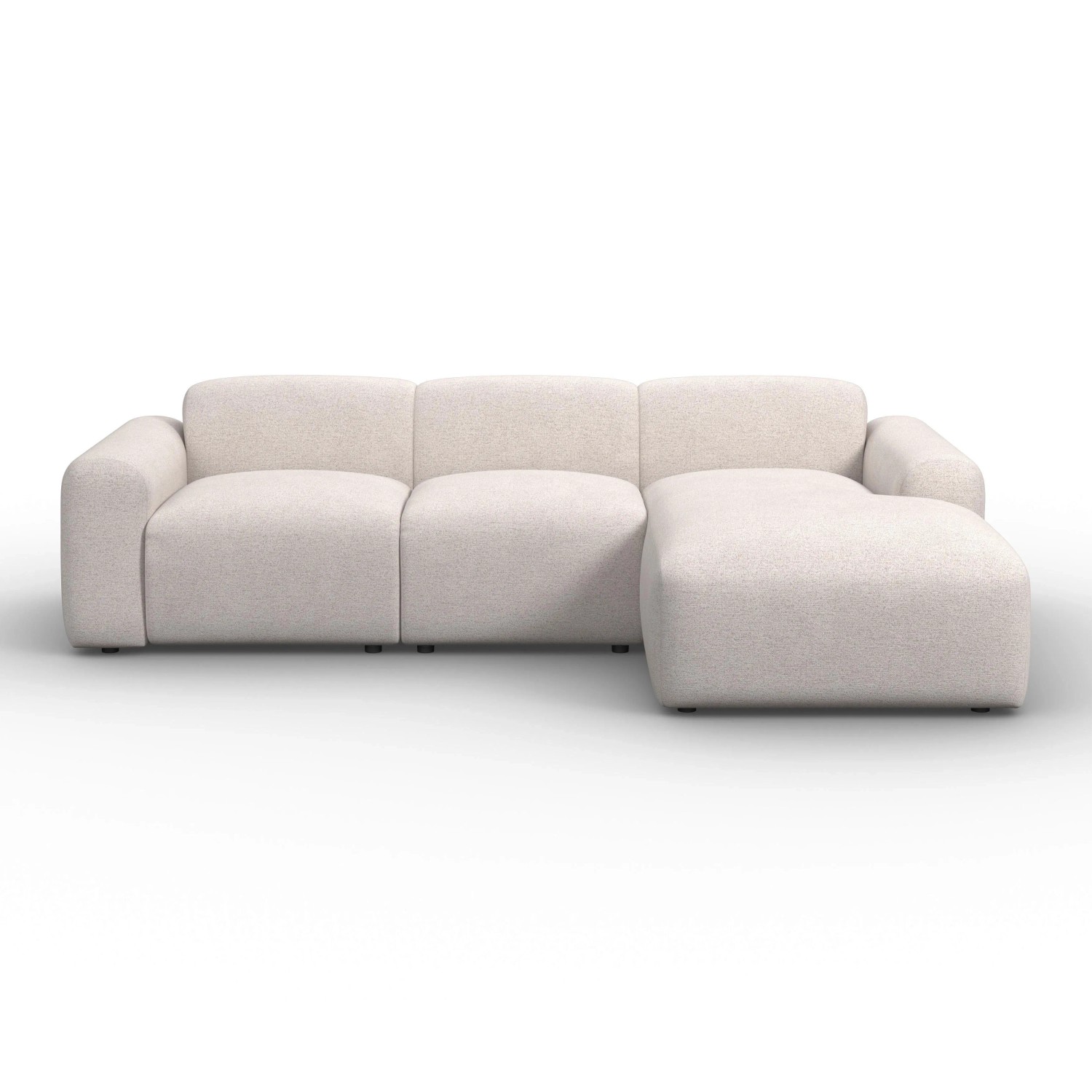 Bessagi Home Wohnlandschaft Marlo Chenille Creme