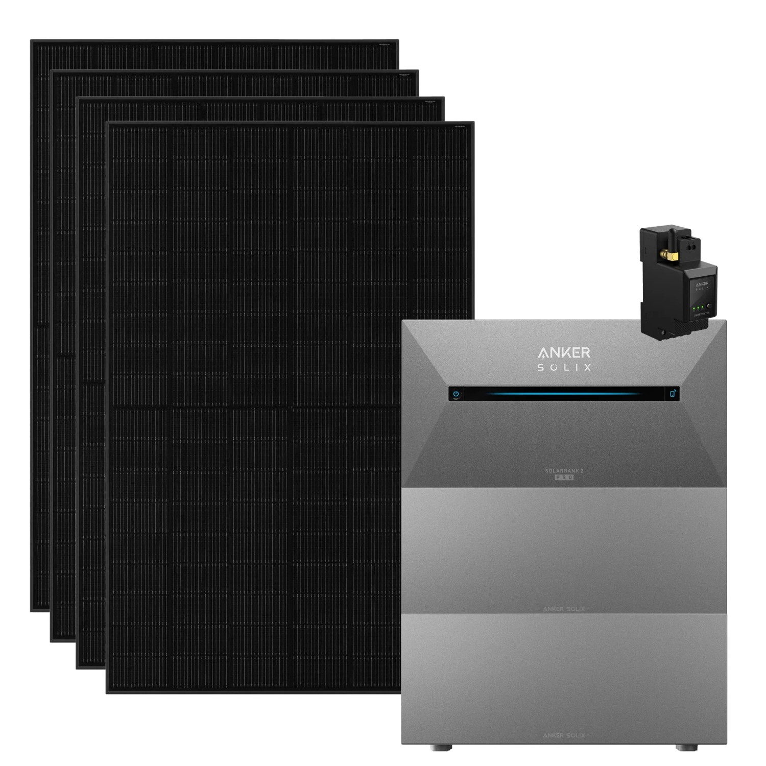 Anker Solix Balkonkraftwerk 1800W Mit Solarbank 2 E1600 Pro Lfp-Speicher 2400W All-In-One Komplettset IP65 2