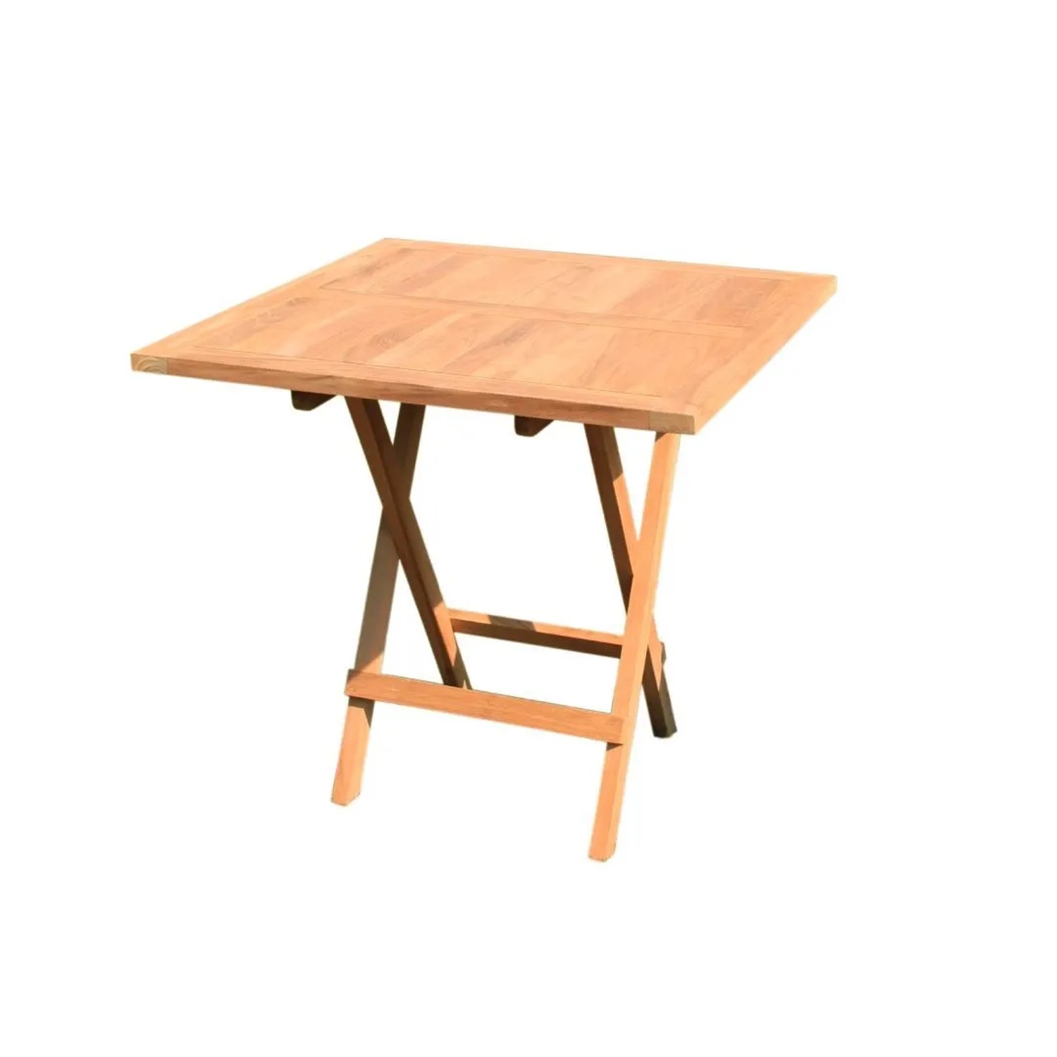 Lex Premium Teak Tisch Quadratisch Gartentisch Garten Klappbar Beistelltisch 60x60cm
