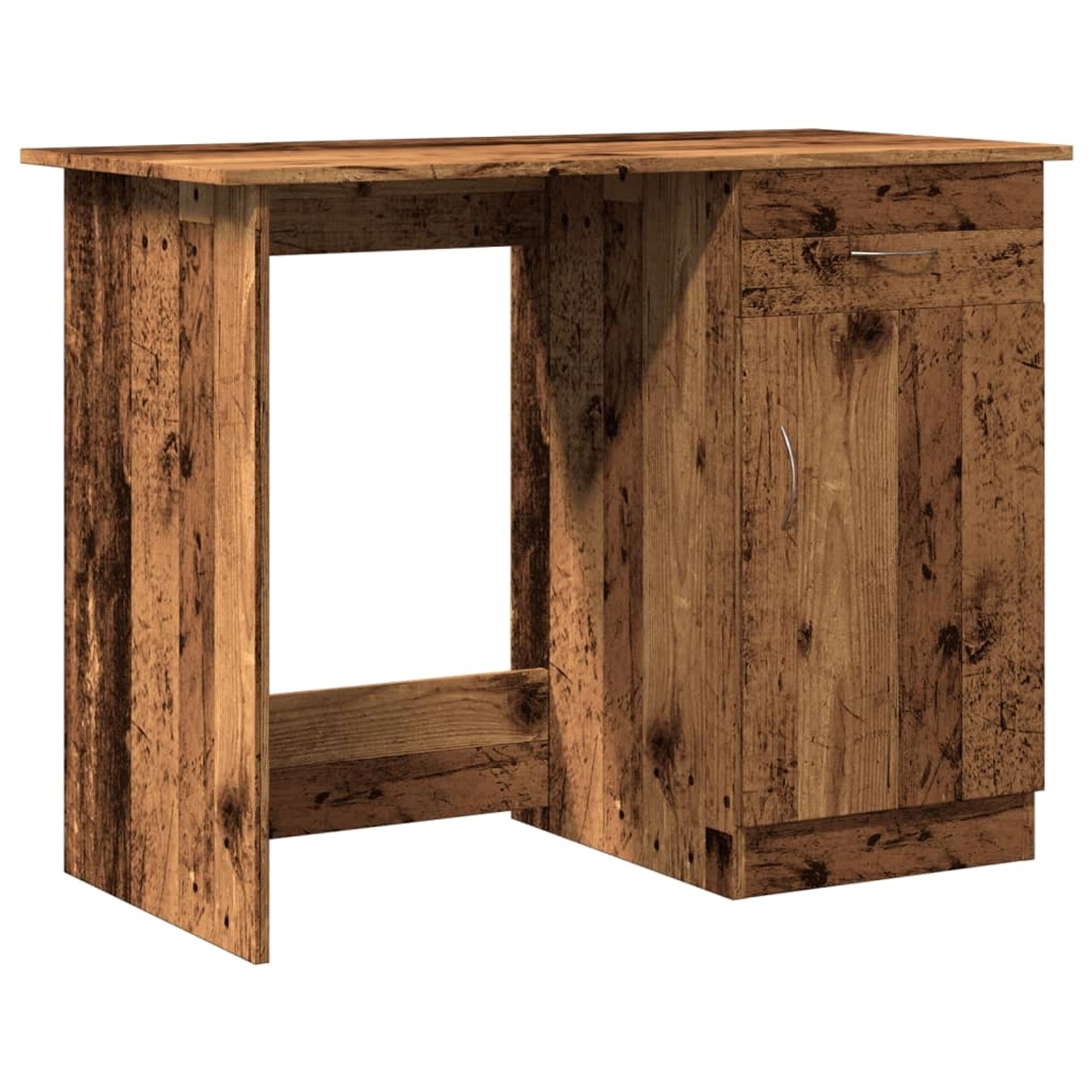 vidaXL Schreibtisch Altholz-Optik 100x50x76 cm Holzwerkstoff 855954 günstig online kaufen