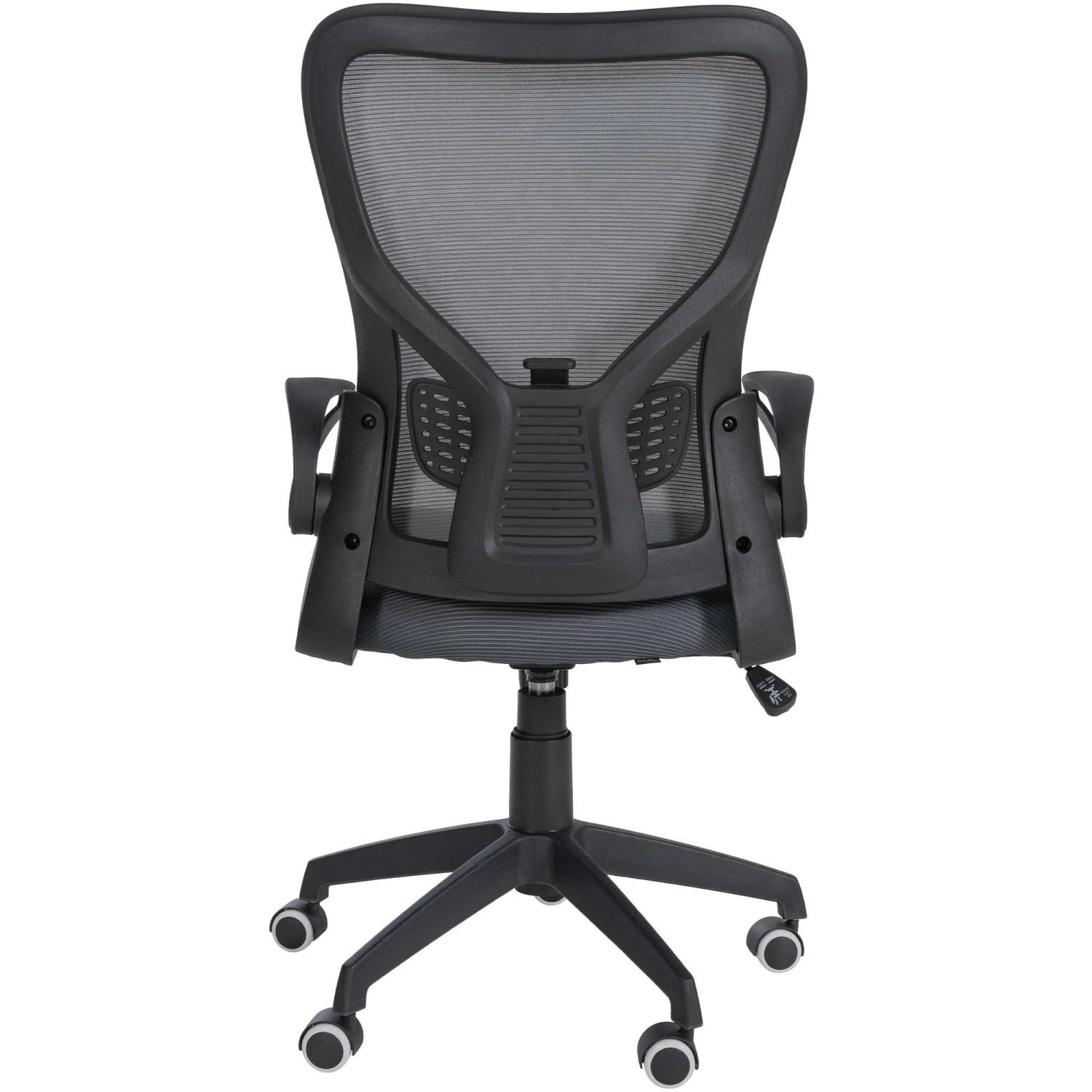 DELUKE Bürostuhl Ergonomisch CHOPO Schreibtischstuhl Mit Netzbespannung Höhenverstellbarer Drehstuhl 120 Kg Grau_4