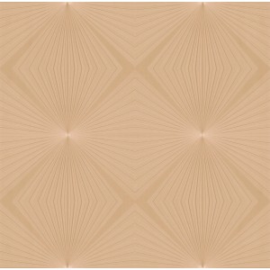 Glööckler Vliestapete Imperial Rauten in Bronze Optik.